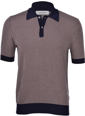 Picture of STRIPED KNIT POLO