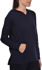 Picture of RIBBED SLEEVES KNIT HOODIE