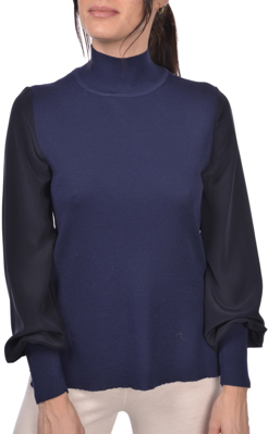 Picture of SILK SLEEVES MOCK NECK