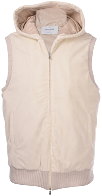 Picture of HOODED CORDUROY GILET