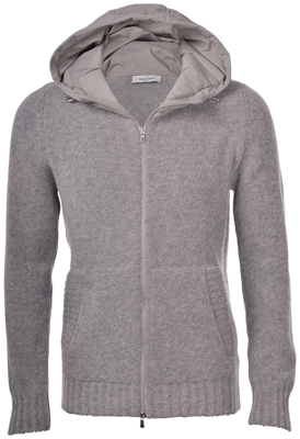 Picture of ECO PADDING HOODED BOUCLE' FULL ZIP