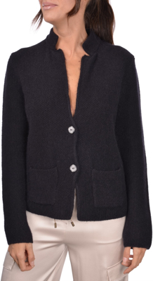 Picture of STAND COLLAR KNIT JACKET