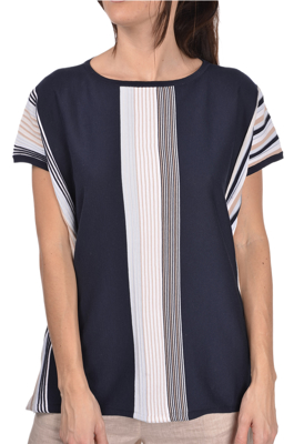 Picture of STRIPED BOAT KNIT T-SHIRT