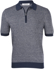Picture of NEEDLECORD JACQUARD KNIT POLO ZIP